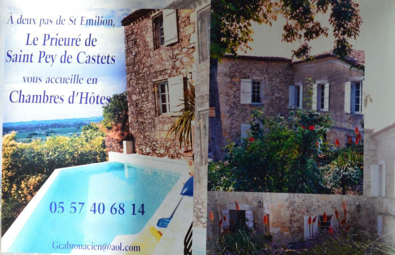 Le Prieure Bed and Breakfast Saint-Pey-de-Castets Εξωτερικό φωτογραφία